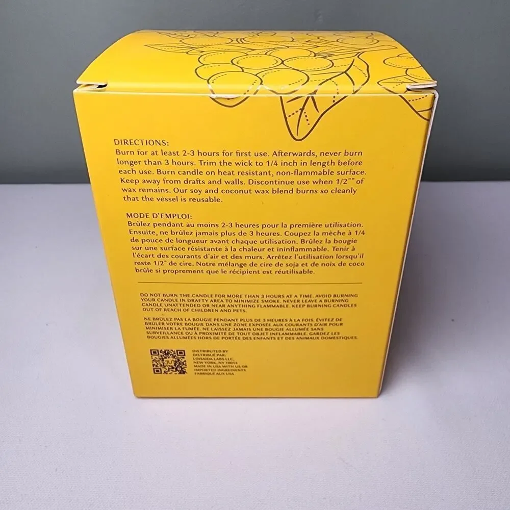 New In Box Juara Joy Candle 8 oz